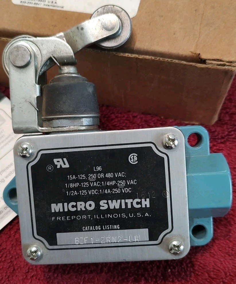 MICRO SWITCH BZV-2RN2 HONEYWELL LIMIT SWITCH - NEW OPEN BOX