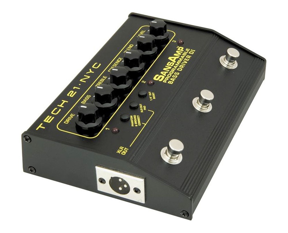 Tech 21 SansAmp Programmable Bass Driver DI Pre-Amp Pedal - Open Box