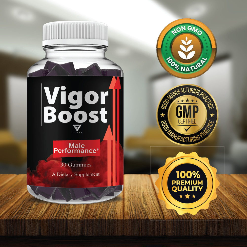 Vigor Boost Performance Gummies, VigorBoost Premium Gummy (30 Gummies)