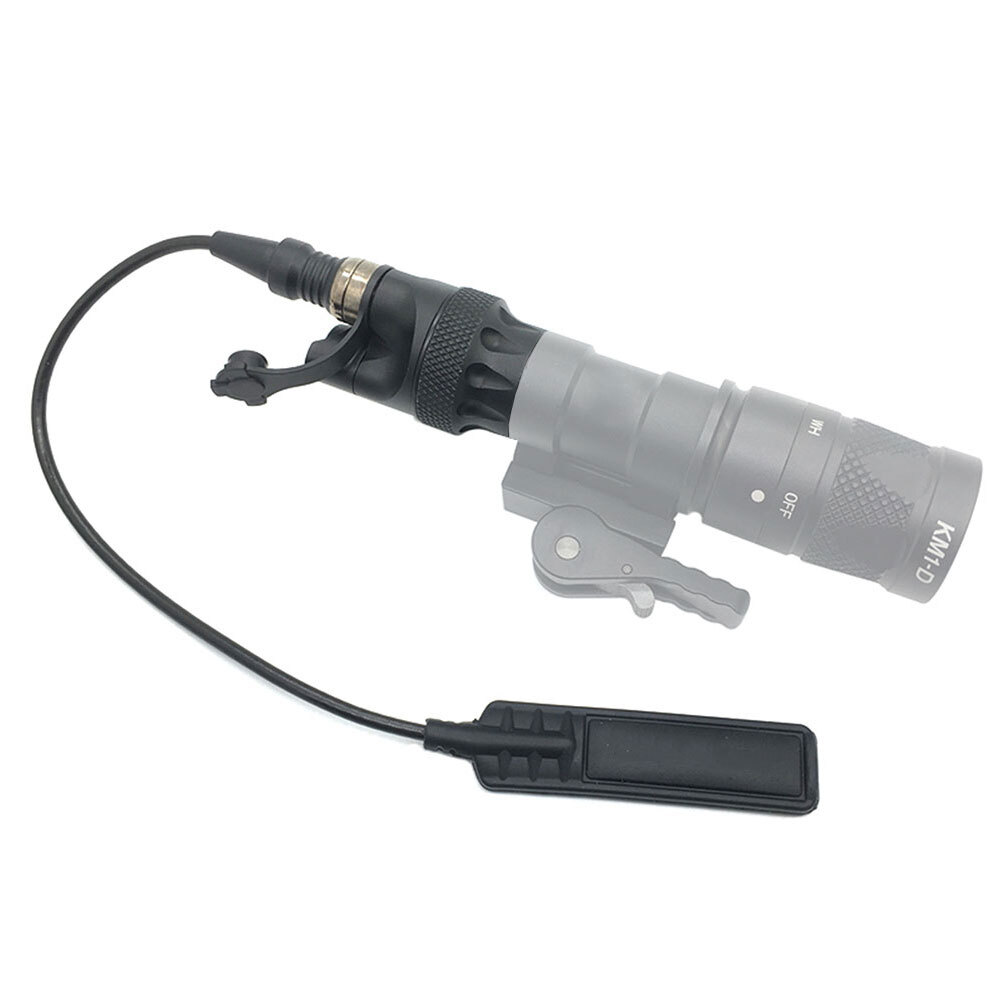 Replacement Dual Function Flashlight Tail Cap Fit M300 M600 for Tactical Outdoor