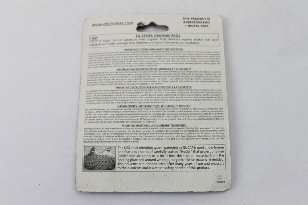 EBC Brake Pads FA388