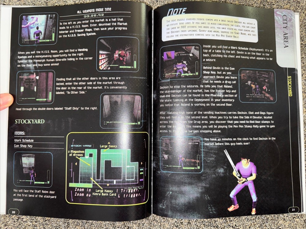 Blue Stinger: Custom Hardcover Strategy Guide Sega Dreamcast