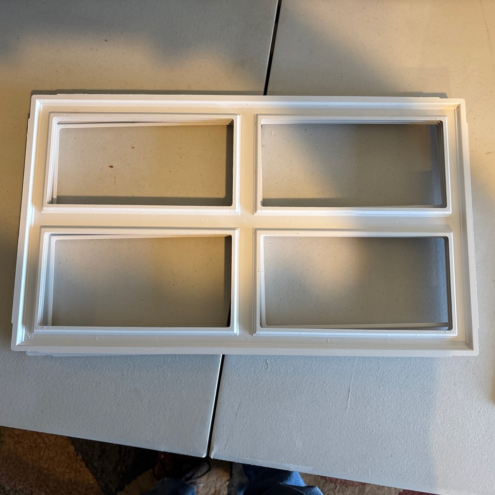 Replacement Garage Door Window Inserts - White