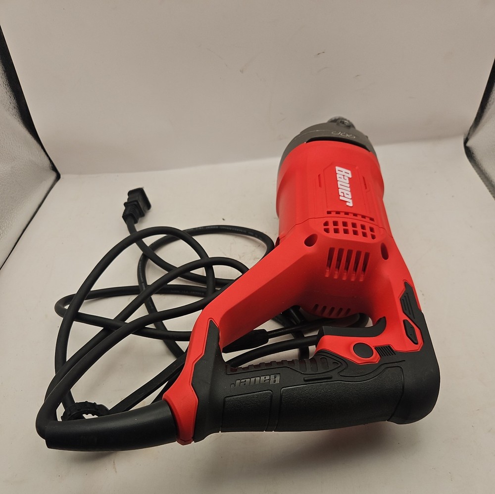 Bauer D-Handle Drill 9-amp 1/2” Variable Speed 2398E-B USED ONCE