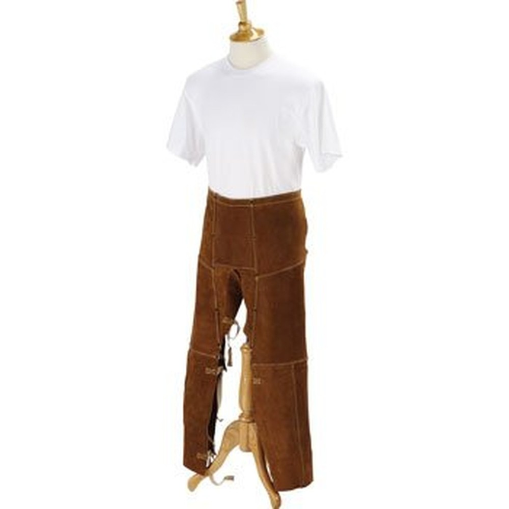 Black Stallion 40WS 40" Side Split Cowhide Split-Leg Apron Chaps