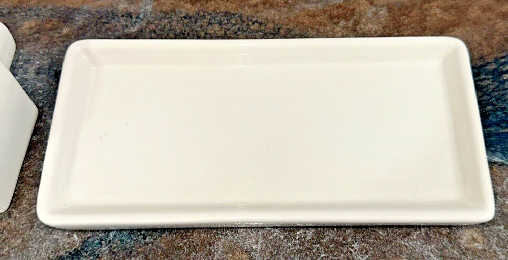 Boston Warehouse Lidded Butter Dish, Welcome