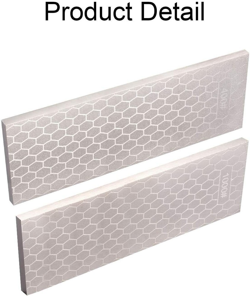 8 INCH Knife Sharpener Double-Sided Diamond Sharpening Stone Whetstone 400/1000