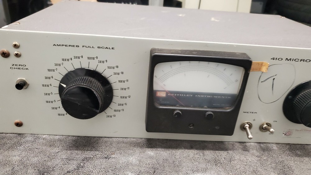Keithley Instruments Model 410 Full Scale Micro-Microammeter Tested and Working