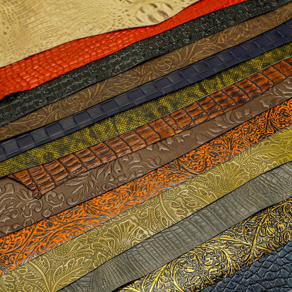 Limited Edition Assorted Luxury Embossed Leather Bundle Made by SLC - 30sqft