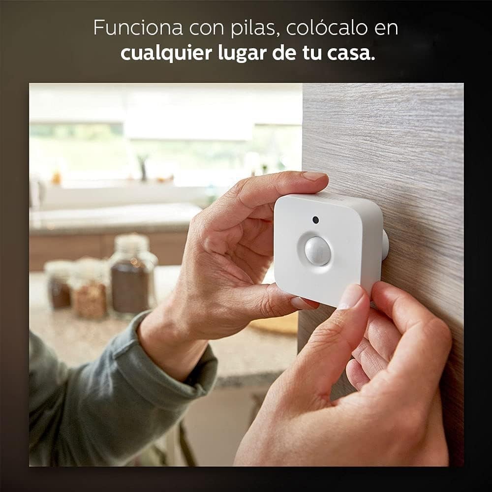 Philips Hue Motion Sensor - Wireless Battery Powered Smart Home Lighting Control