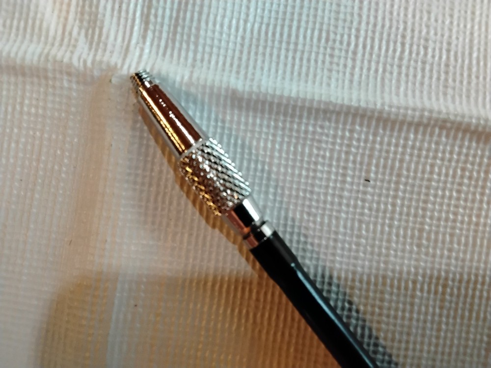 Shutter Release Mechanical Cable 8" with Lock -Black vinyl- tested.