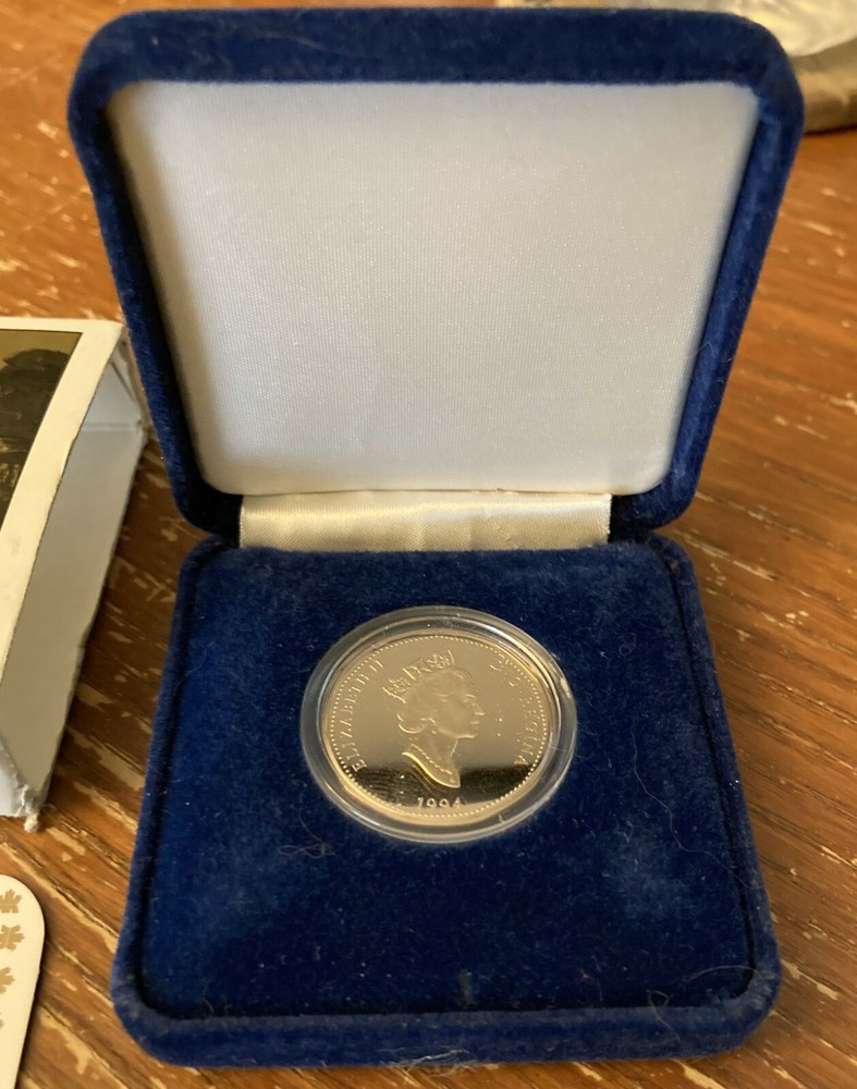 1994 Canada 1 One Dollar Remembrance Proof - With Display Box & COA