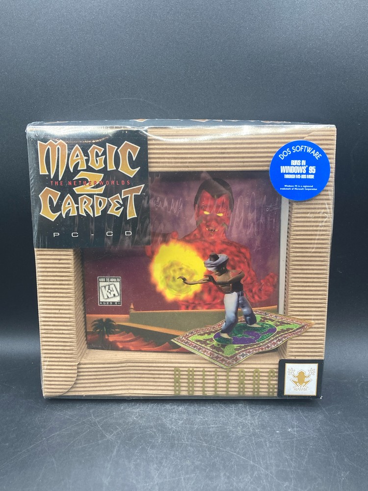 Magic Carpet 2: The Netherworlds Big Box Edition PC Game, Sealed