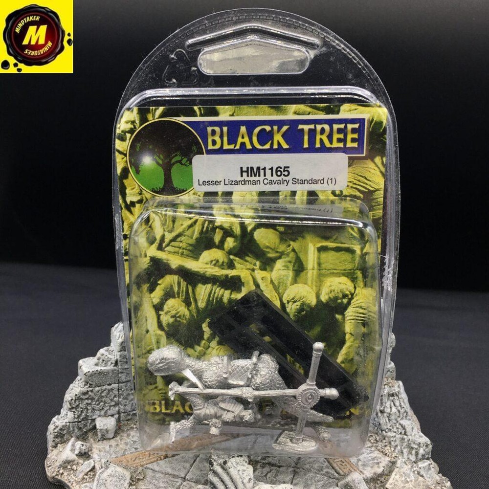 Lesser Lizardman Cavalry Standard (NIB) - #HM1165 - Lizardmen