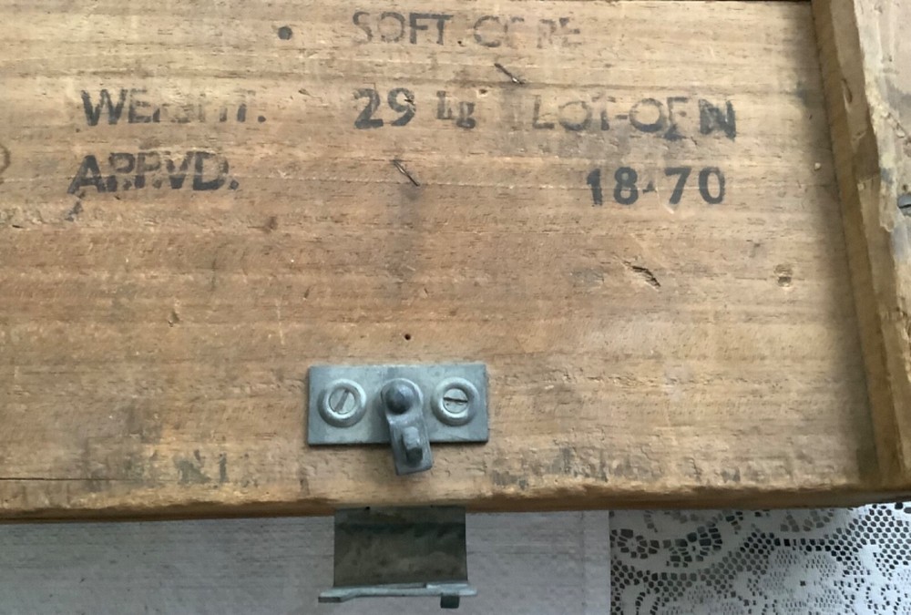 Wooden Ammo Box Norway Flag