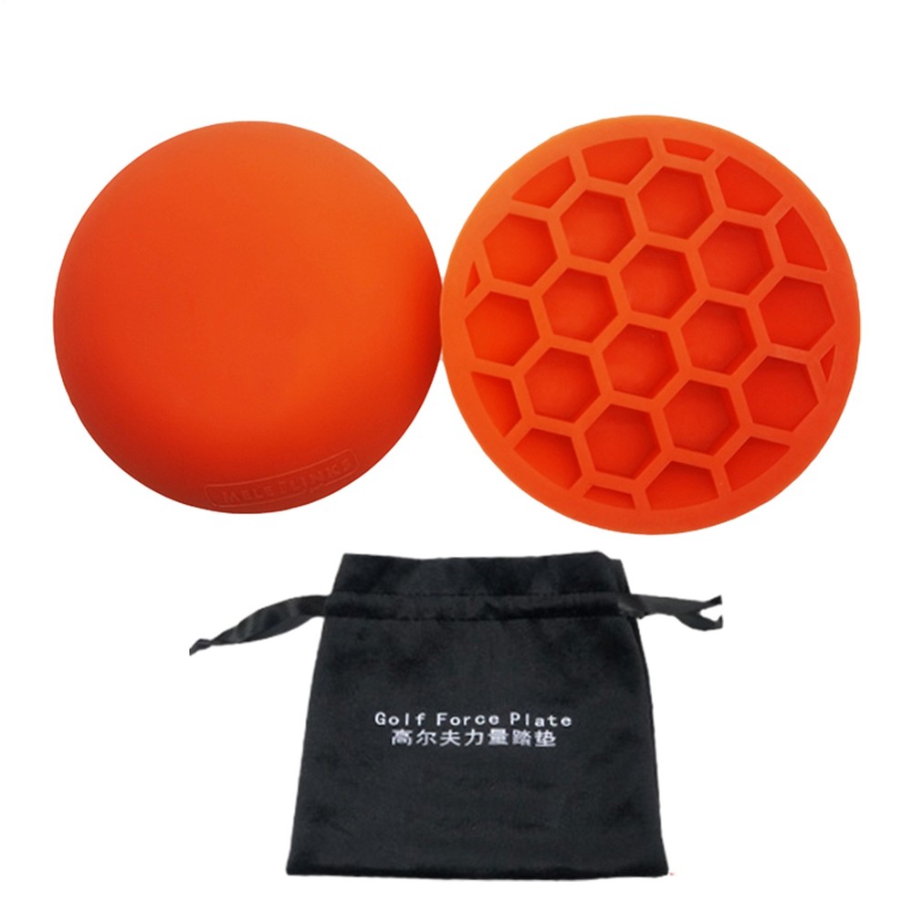 Golf Force Pedal Reusable Rubber Golf Swing Step Pad Golf Training Aid