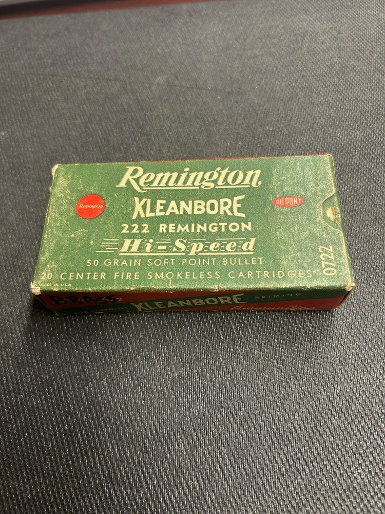 REMINGTON 222 VINTAGE BOX