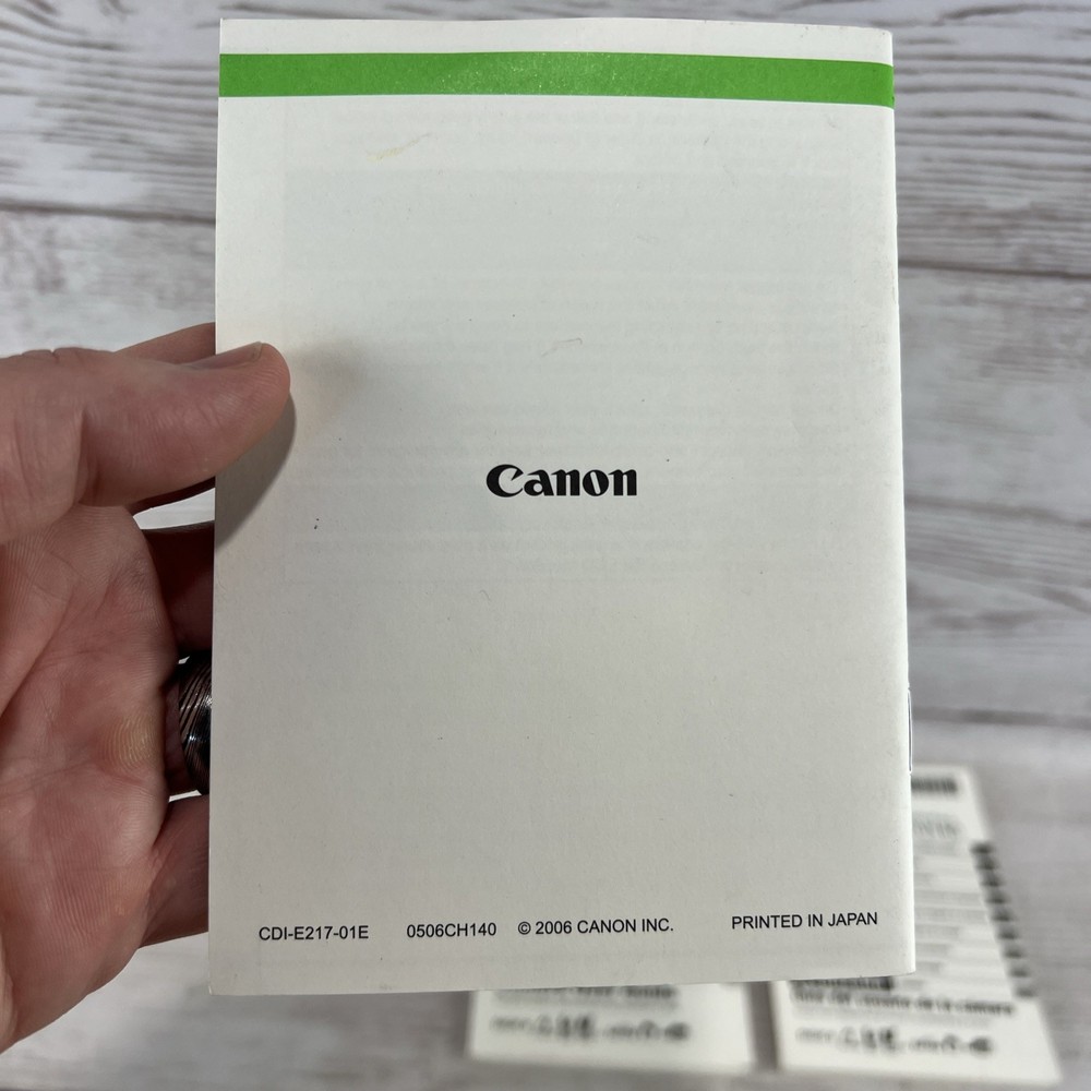 Canon Powershot SD600 Advanced & Basic User Guides EXC! Free Shipping!