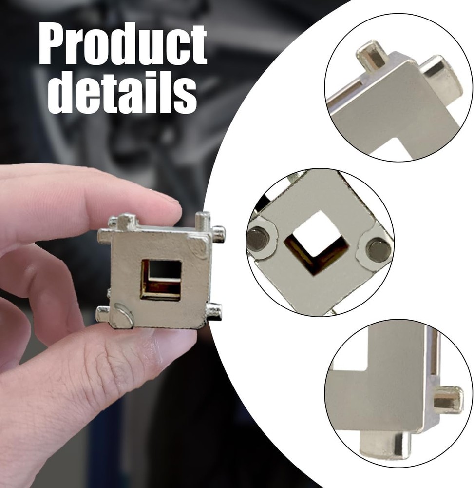 Car Cube Brake Caliper Compression Tool, Steel Rear Disc Piston 1PC