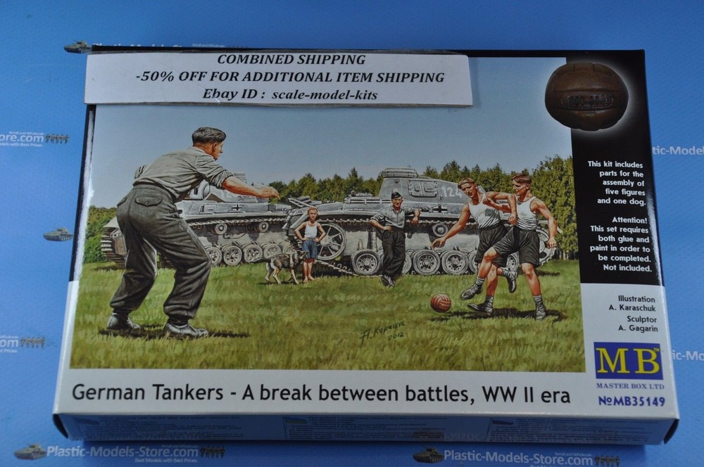 Master Box 35149 - 1/35 - German Tankers - A Break Between Battles WWII