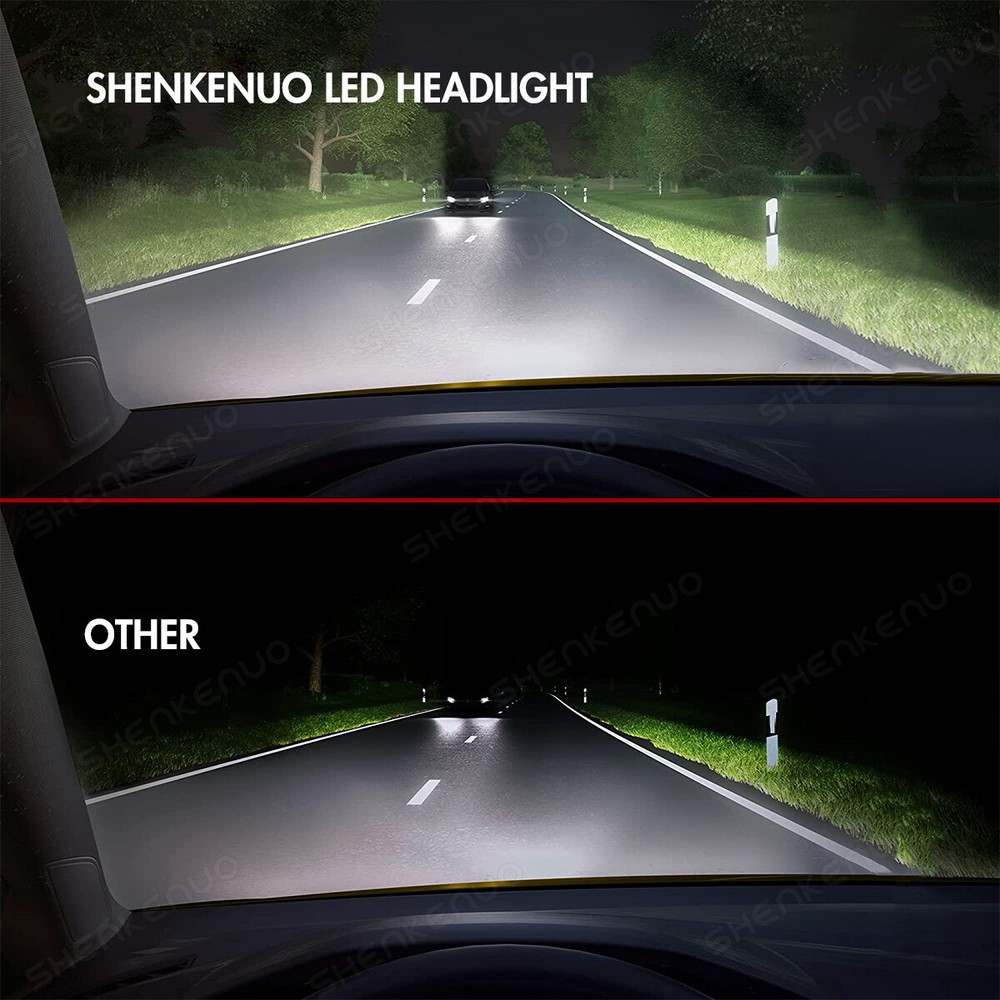 Front LED Headlight Bulbs For 2004-2012 Chevy Colorado GMC Canyon High &Low Qty4