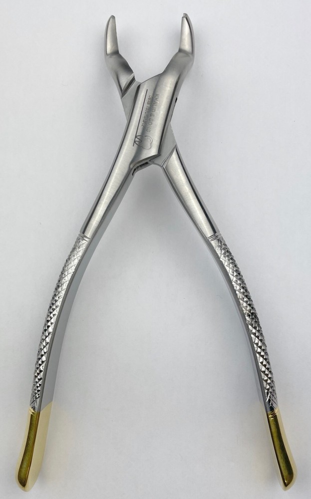 Extracting Forceps 53l Upper First Molar Left, Upper Second Molar Left, Gold