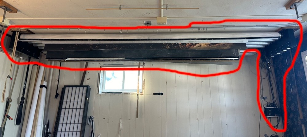 Denny MFG 8 roller 12' Auto Background System PICK UP ONLY