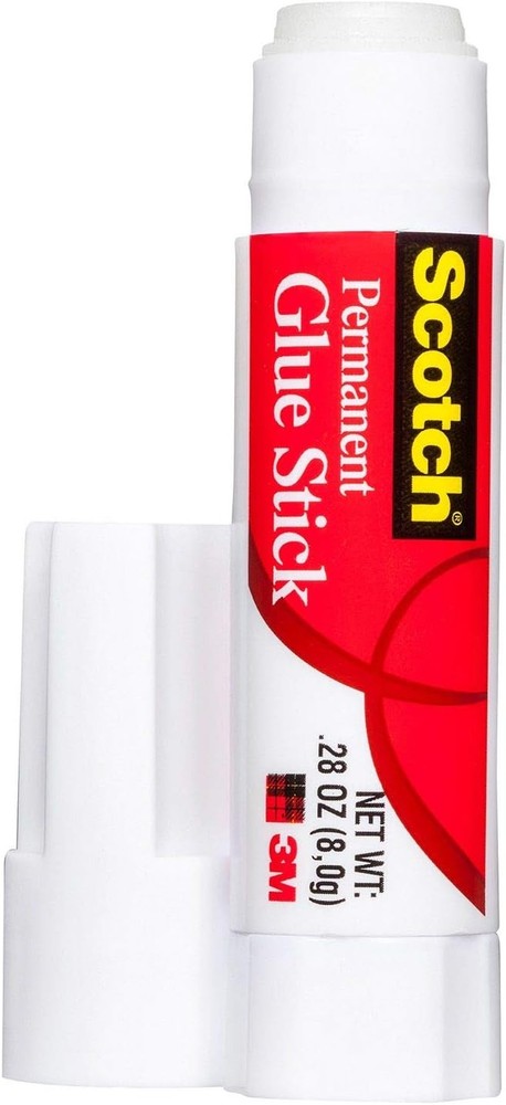 Permanent Glue Stick (Pack of 24), Clear