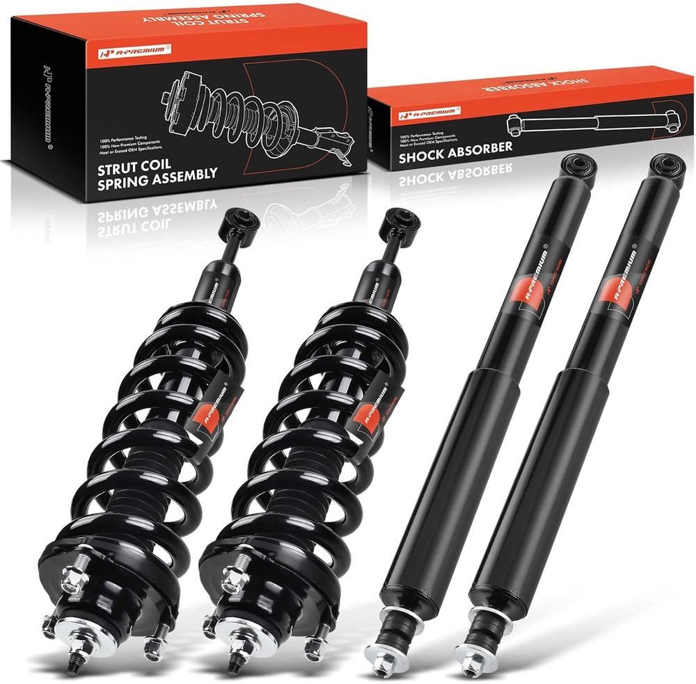 2005-2015 Tacoma 4WD Front Rear Shocks Struts – Compatible Replacement