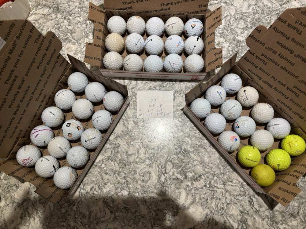 45 TaylorMade Assorted Good (AAA) Used Golf Balls