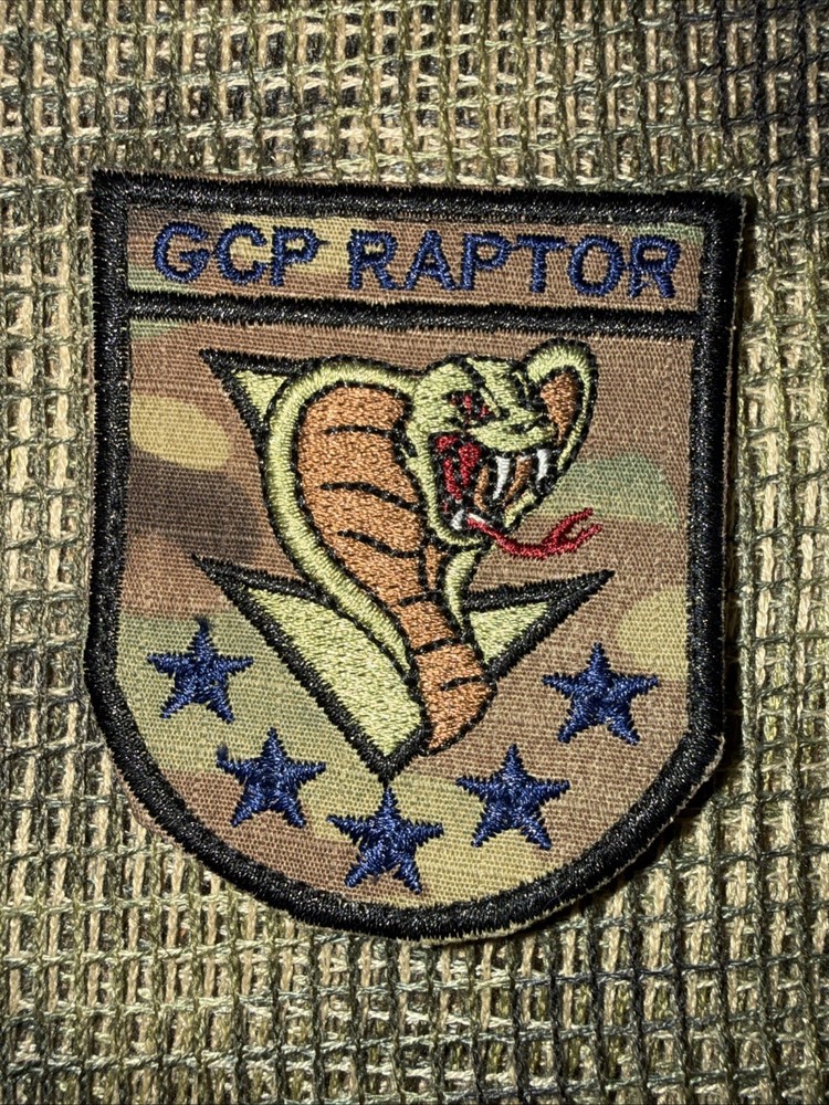French NATO Forces Forces GCP COMANDO Task Force Raptor Pocket Patch FFL