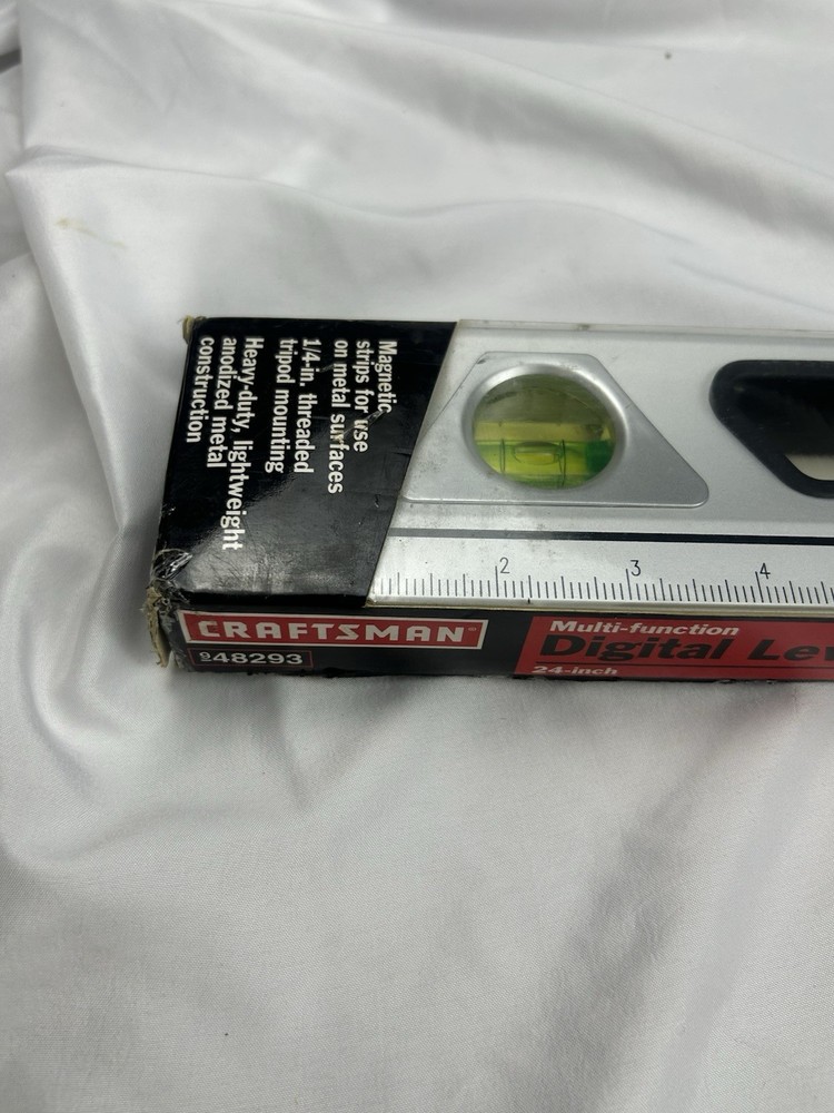 Craftsman NOS Digital Multi-function 24” Level,9-48293 Laser Trac