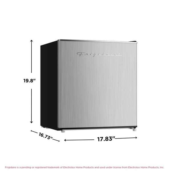 Frigidaire, 1.6 Cu. Ft. Compact Refrigerator, Platinum