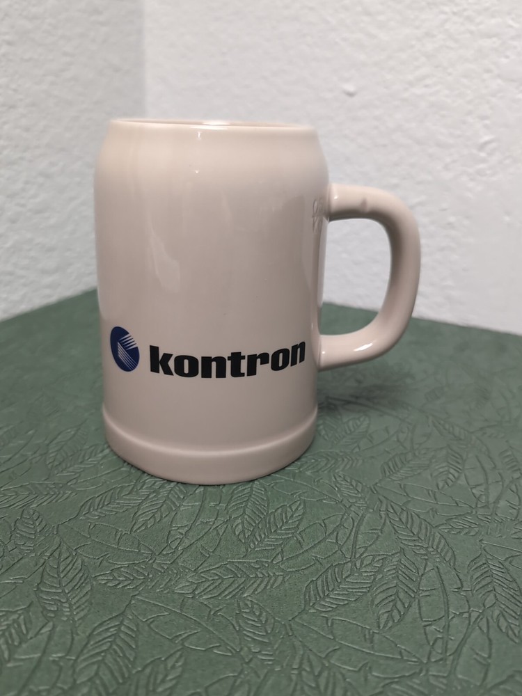 KONTRON Computer Software Employee Logo Advertising Mug Stein Germany