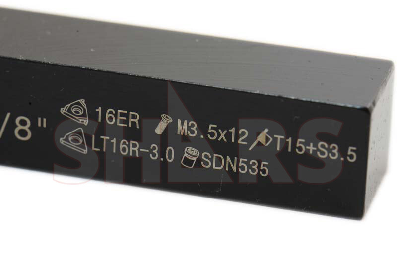 Shars 5/8 RH Indexable Threading Tool Holder ER16 Insert Cert Save $35.45 P]