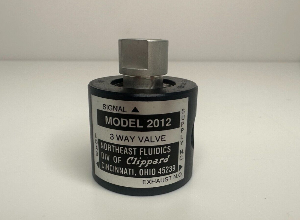 Clippard 3 Way Valve Model 2012