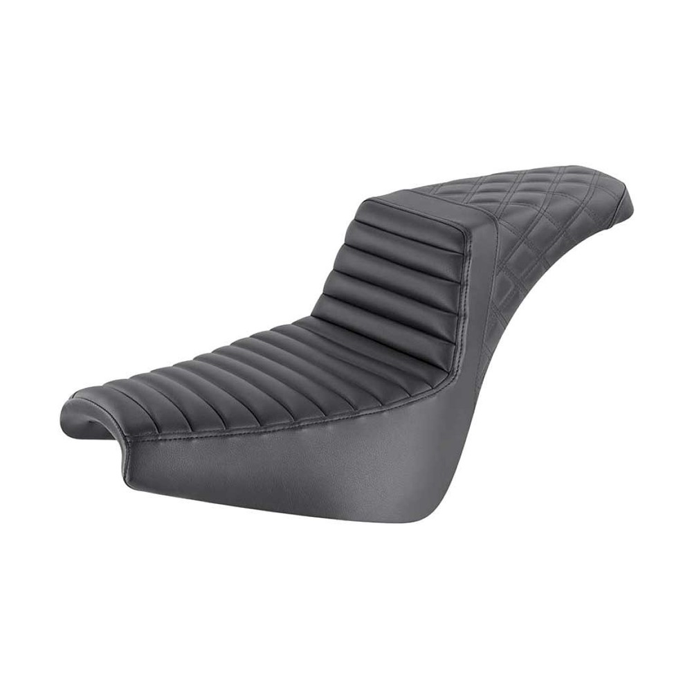 Saddlemen Black Front TR/Rear LS Step-Up Seats 818-30-176