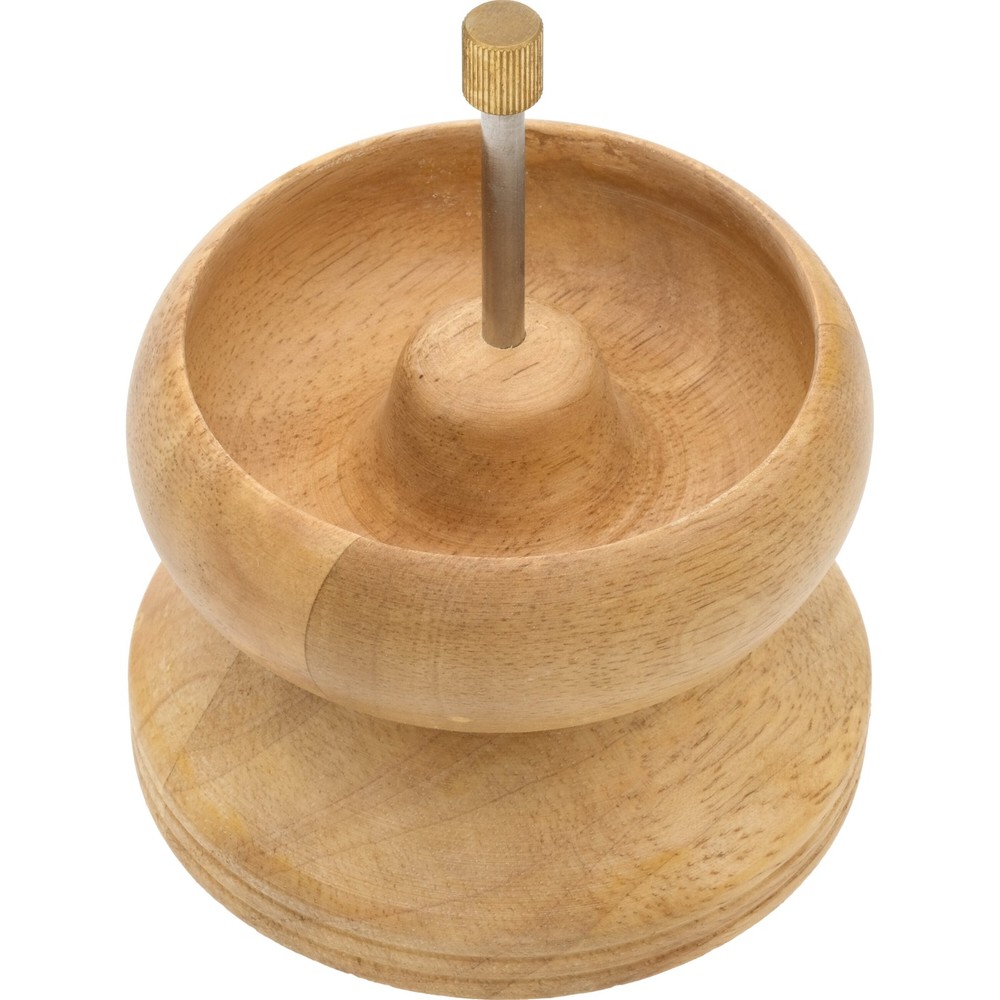 Extra Large Wooden Bead Spinner Loader 4.5" Diameter & Triangle Bead Scoop