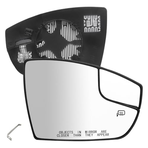 Passenger Side Mirror Glass Compatible with Escape 2013 Right Passenger Side