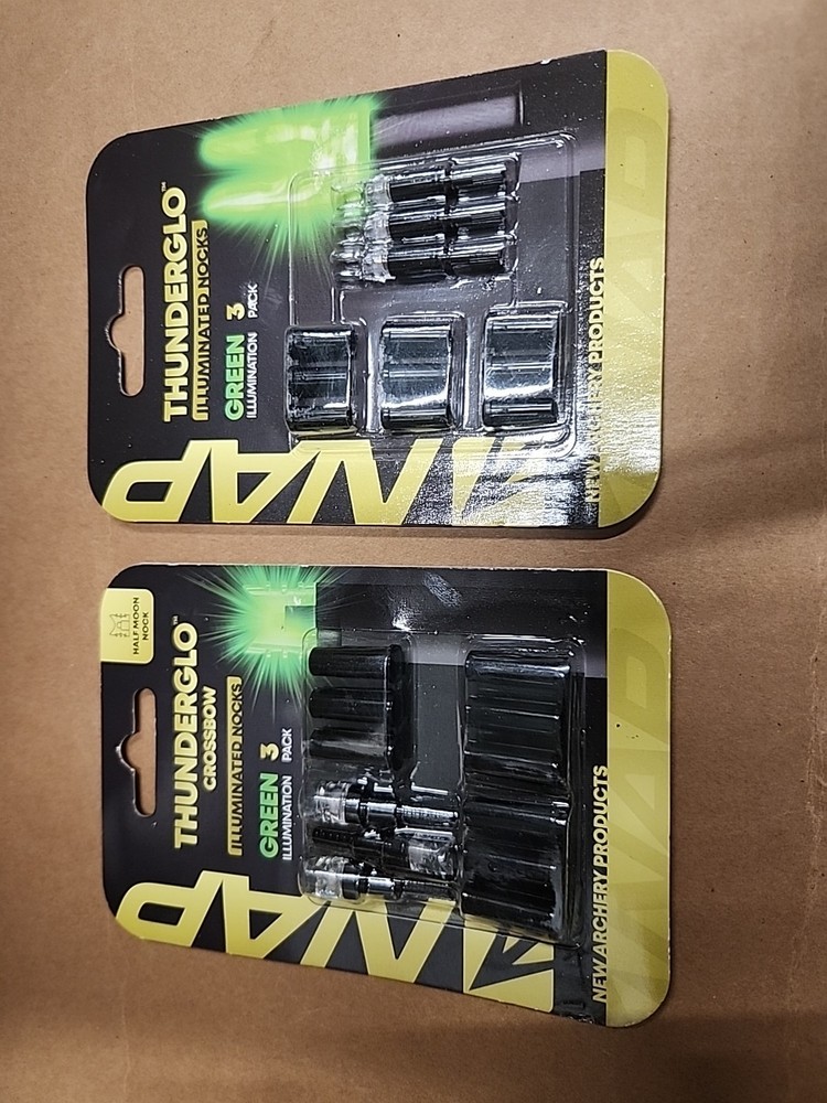 NAP THUNDERGLO ILLUMINATED NOCKS (2)  3PACKS