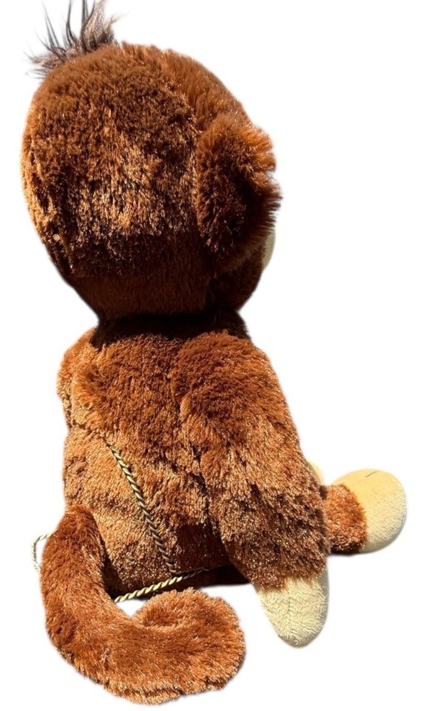 Build A Bear Smile Monkey Chimp Plush Stuffed Security Support Pet Toy