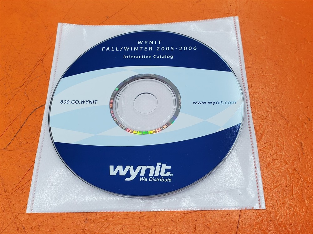 ⭐️⭐️⭐️⭐️⭐️ Wynit Fall/Winter 2005-2006 Interactive Catalog Disc Only