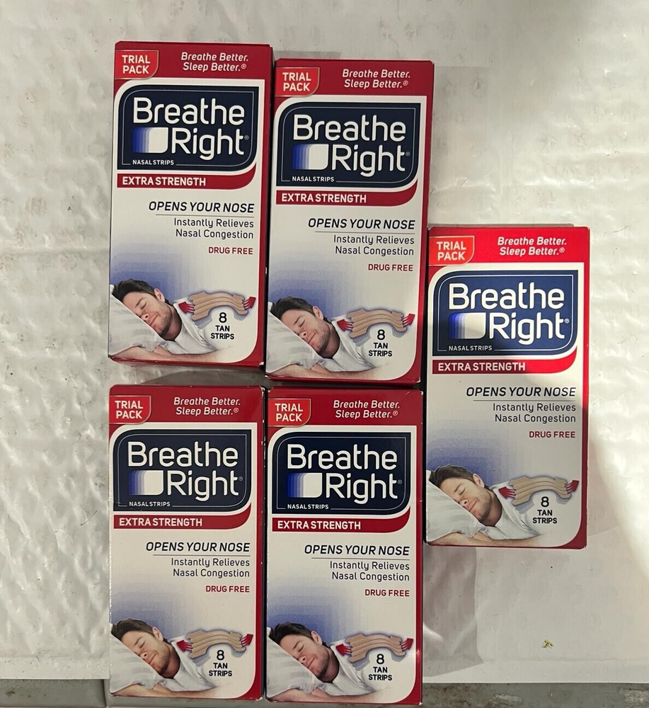 Breathe Right Extra Strength-40 Total Count Nasal Strips (Exp: 2/27)