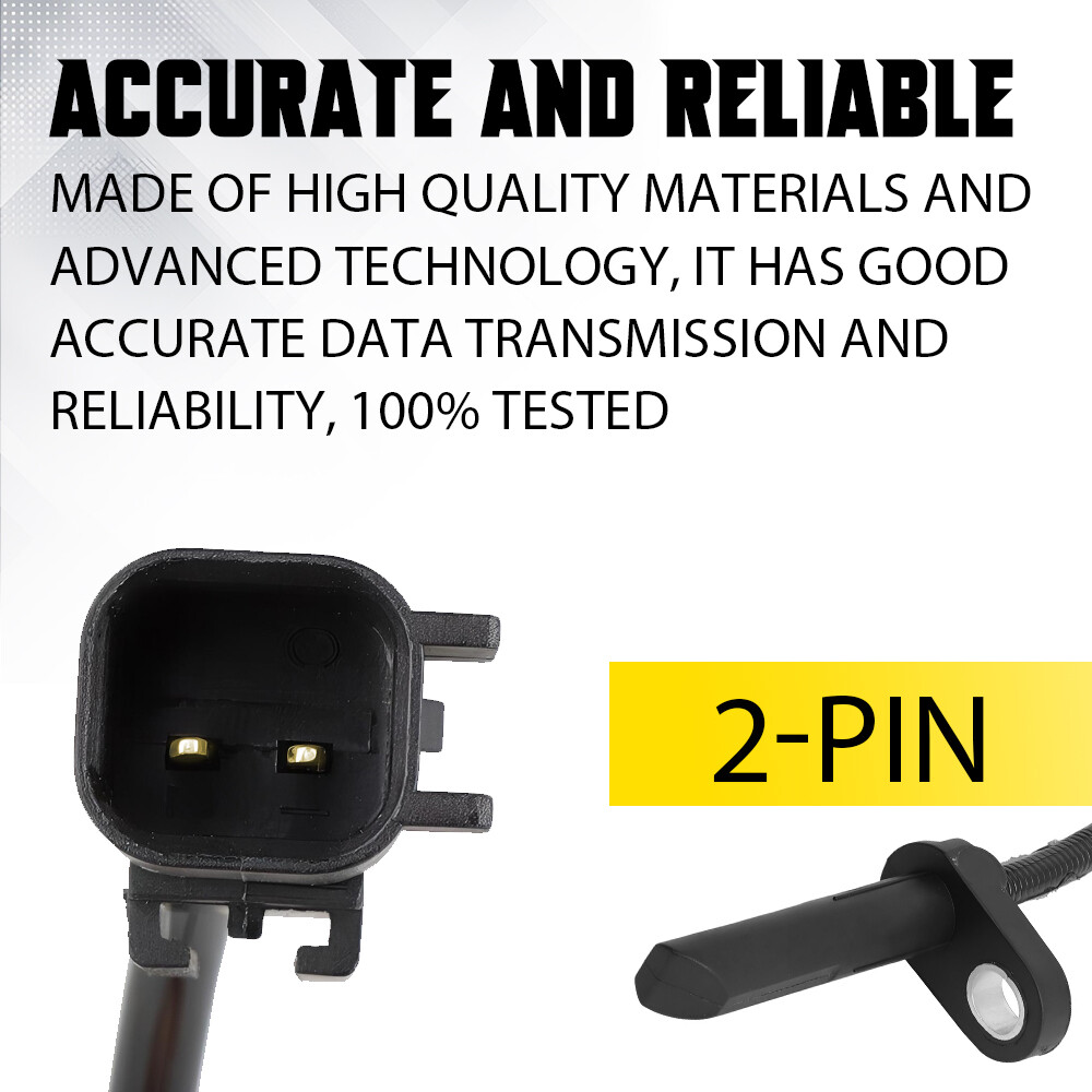 2x ABS Wheel Speed Sensor Front for 2007-2016 GMC Acadia/2008-2017 Buick Enclave
