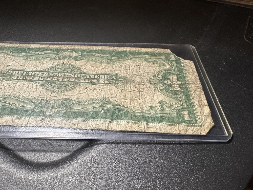 1923 $1 ONE DOLLAR “HORSE BLANKET” SILVER CERTIFICATE LARGE NOTE