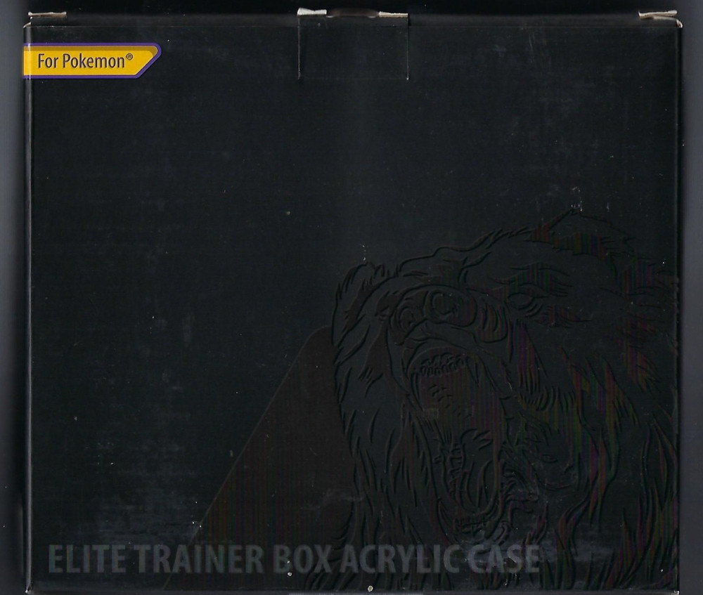 Bearish Acrylic Display Case  for Pokemon ETB Box Box