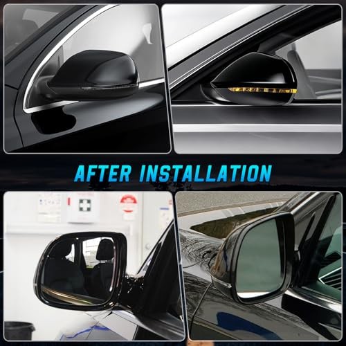 9 Pins Side Mirror Assembly Compatible with Audi Q5 2009 2010 Left Driver Side