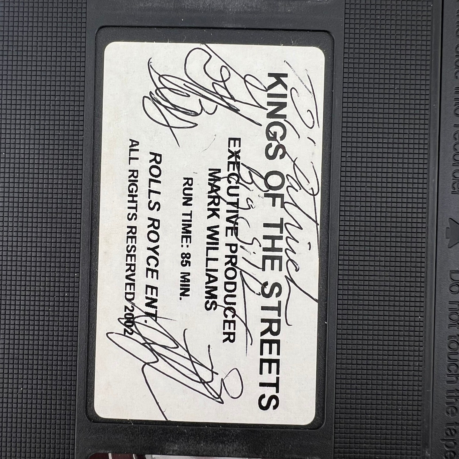Kings of the Streets VHS 2002 Big Silk Autographed Hip Hop Documentary