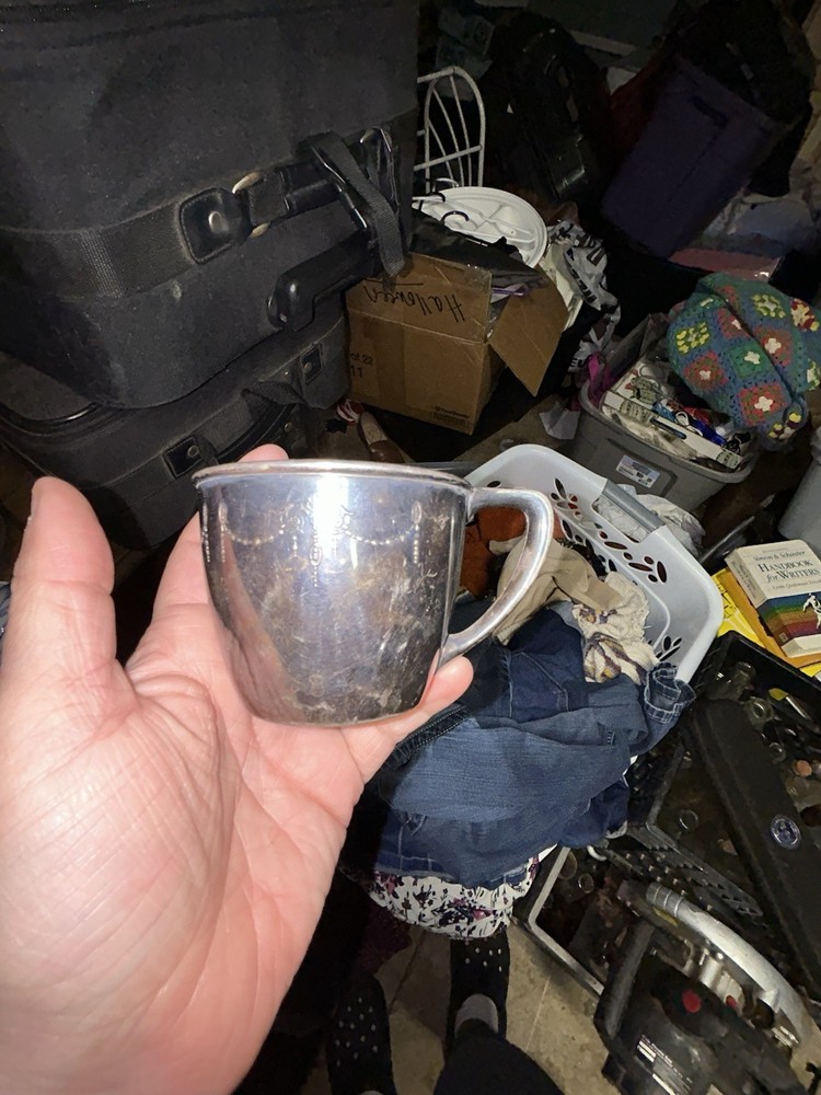 Antique Silver plated cup
