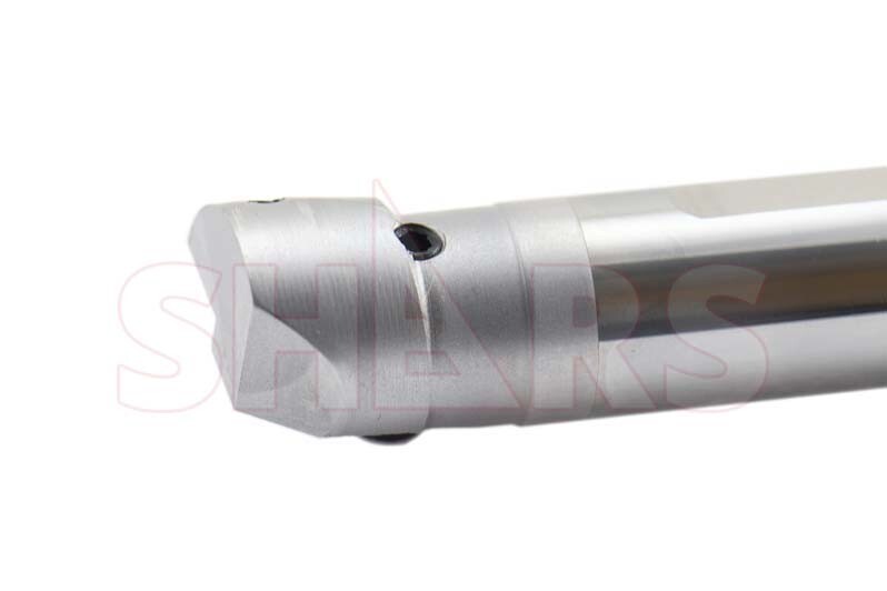 SHARS 3/4" RH MCLNR Coolant Through Indexable Solid Carbide Boring Bar CNMG S]